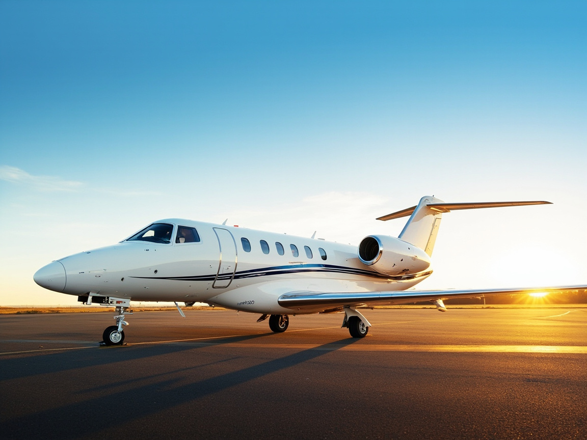 Midsize jet after detail